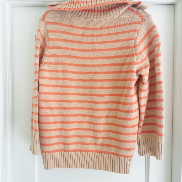 NEW $295 Demy Lee "Leigh" Striped Cotton Polo Sweater - Picture 12 of 13